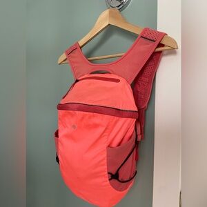 Lululemon Vibrant Coral/Pink seawheeze Backpack